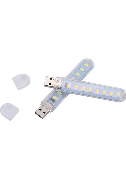 Mini USB LED Lamba 3-8-24 LED 5730 Smd Kamp Stick LED (Sarı, 24 Led) modelleri