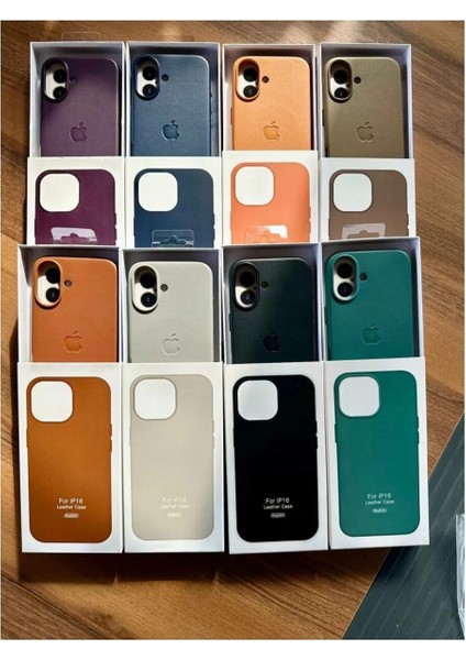 Iphone 14 Pro Uyumlu Içi Kadife Logolu Suni Deri Gizli Magsafe Sert Kılıf Logelix modelleri