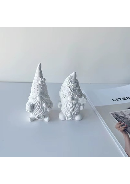 Bahçe Cini Yılbaşı Cüce Silikon Kalıbı 2_li Set fiyatları