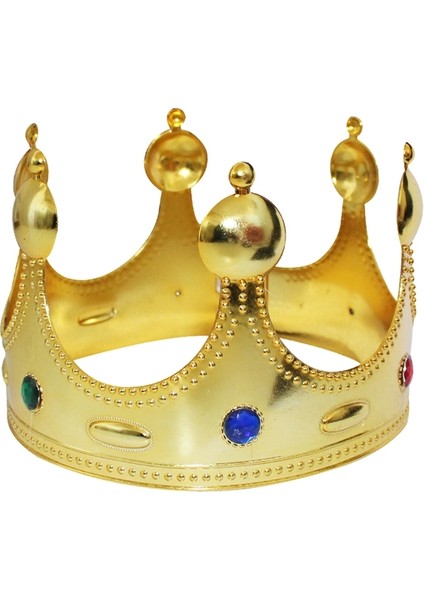 Plastik Kral Tacı Altın Renk Çocuk Boy (5067) fiyatları