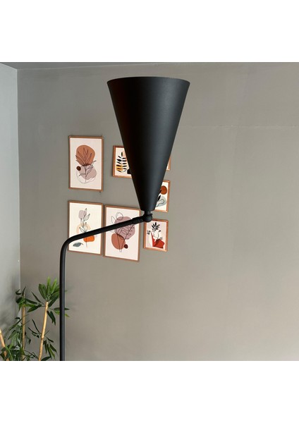 Siyah Lambader Düz Hareketli Başlık Modern Dekoratif Metal Oturma Odası Çalışma Odası Zemin Lambası fırsatları