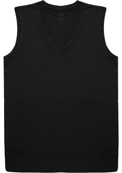 Erkek Giyim Kolsuz Beyaz & Siyah Modal Regular Atlet Seti L1.ER.O04.S019