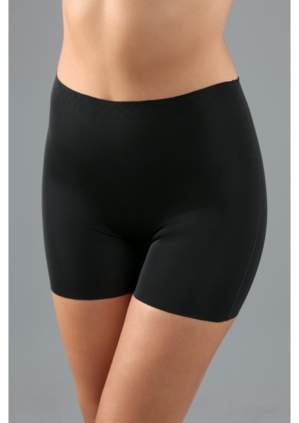 Toparlayıcı Normal Bel Mini Lazer Kesim Siyah Korse Şort OL.01.NB.9205 modelleri