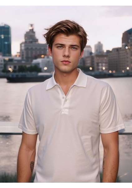 %100 Pamuklu Polo Yaka Tişört LL.D01.IN1.001 modelleri