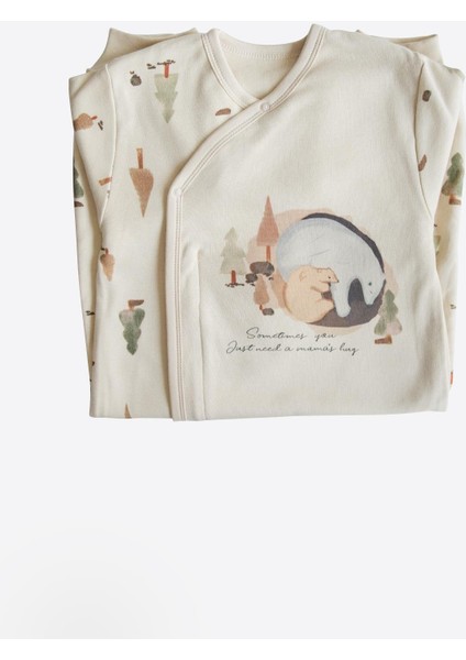 Organik Mama's Hug Uyku Tulumu Bej fırsatları