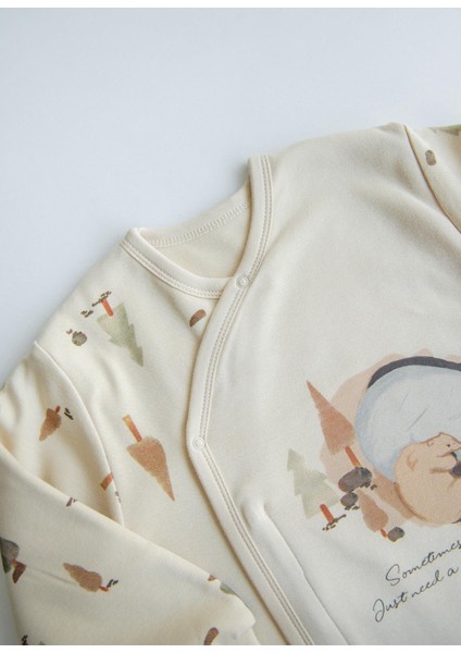 Organik Mama's Hug Uyku Tulumu Bej indirimleri