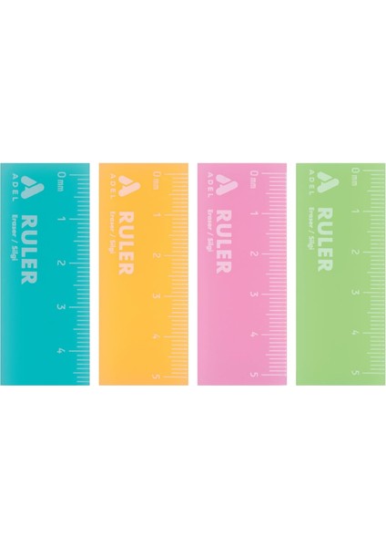 Cetvel Silgi, 36'lı Asorti