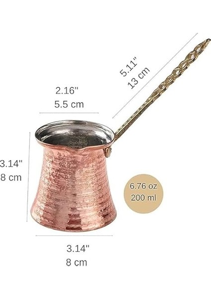 Home Bakır Cezve Ince Makine Dövme 4 5 Kişilik Cezve indirimleri