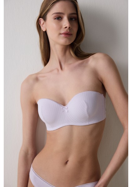 Lotus Pointel Açık Lila Straplez Sütyen fiyatları