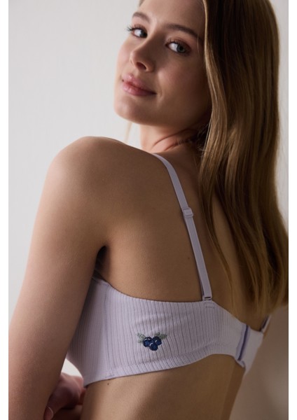 Lotus Pointel Açık Lila Straplez Sütyen indirimleri