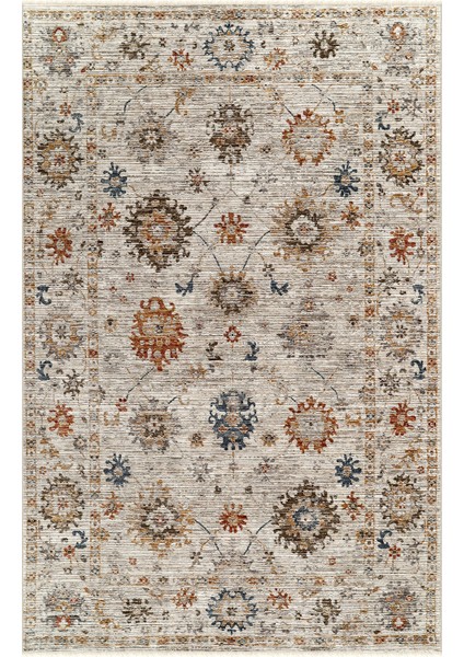 Flora FL010 Çok Renkli Hav Toz Vermez Salon Mutfak Koridor Oturma Odası Yolluk Halı Makine Halısı modelleri