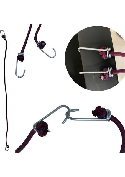 Bisiklet Araba Motosiklet Kancalı Bagaj Gergi Lastiği Sabitleme