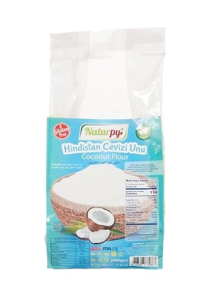 Naturpy Hindistan Cevizi Unu 500 gr