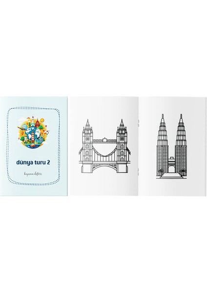 Dünya Turu Boyama Kitabı 2