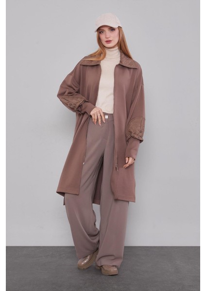 K.taş Kol Kapitone Detaylı Kap