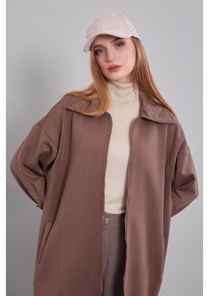 K.taş Kol Kapitone Detaylı Kap modelleri