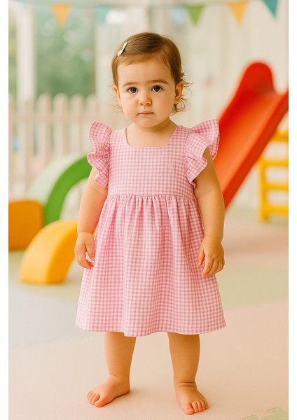 Minik Kare Desenli Elbise fiyatları