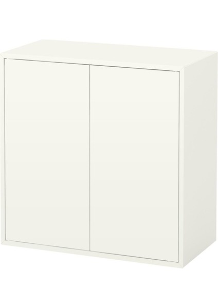 Dolap ünitesi, beyaz, 70x35x70 cm, kapaklı