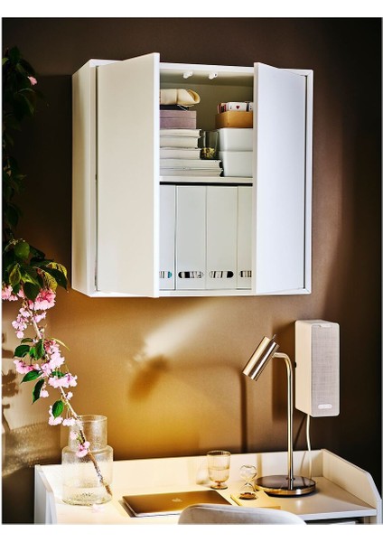 Dolap ünitesi, beyaz, 70x35x70 cm, kapaklı modelleri