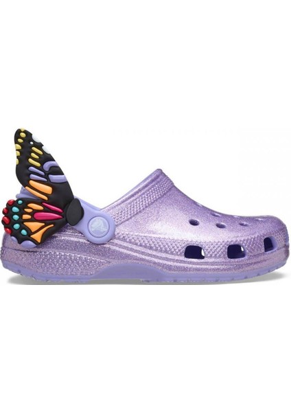 Classic Iam Butterfly Clog Çocuk Terlik - Mistik Mor