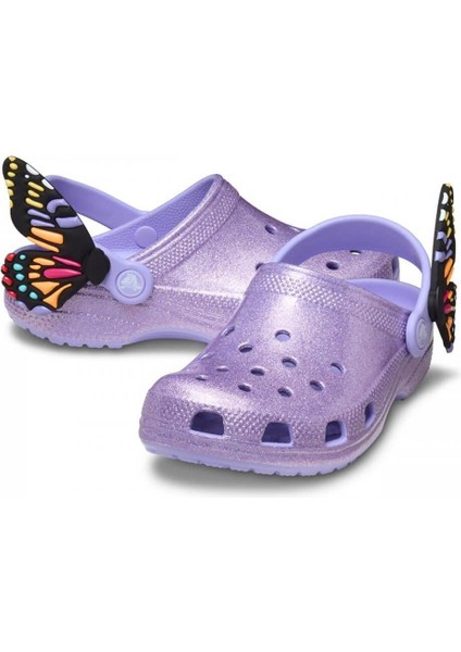 Classic Iam Butterfly Clog Çocuk Terlik - Mistik Mor modelleri