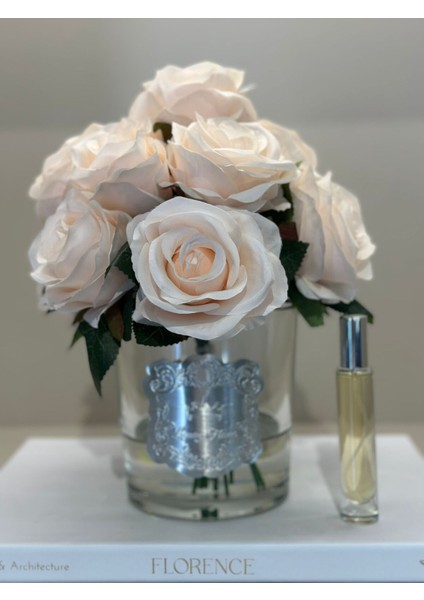 Yapay Güllü Lüx Vazo No:5