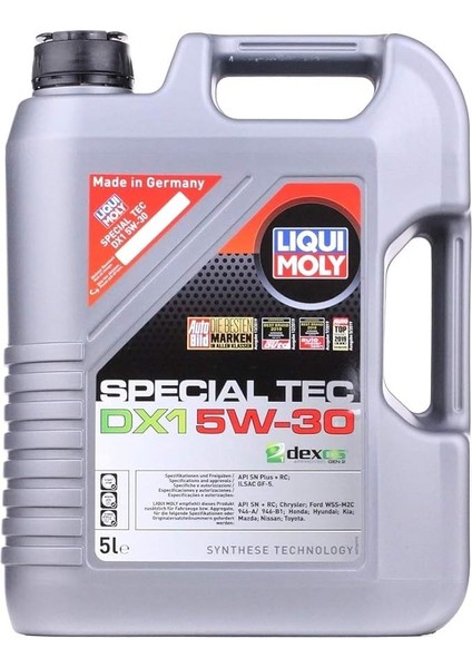 Moly Special Tec Dx1 5W-30 5 L Otomotiv Bakım Ürünü