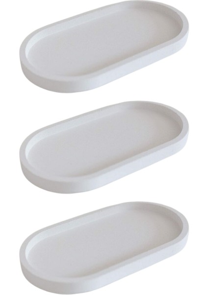 Oval Dekoratif Tabak Silikon Kalıbı modelleri