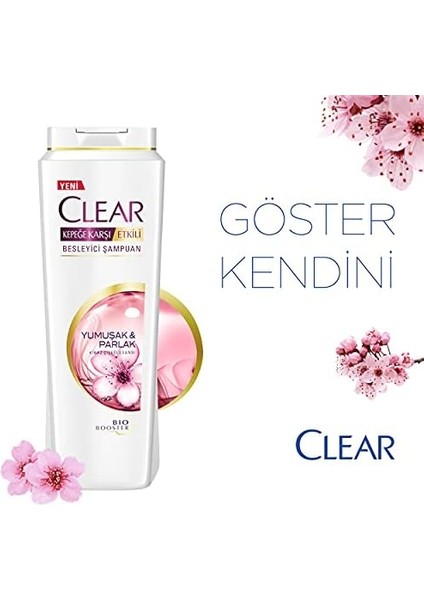 Clear Besleyici Şampuan Kepeğe Karşı Etkili Yumuşak ve Parlak Saçlar 600 ml fiyatları