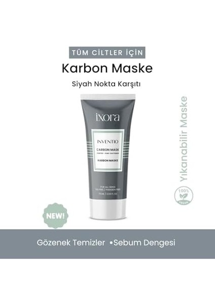 Inventio Detoks Etkili Aktif Karbon Maske fiyatları