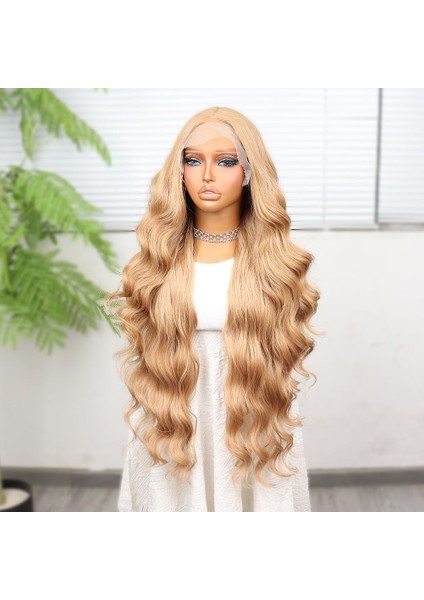 Açık Balköpüğü Ekstra Uzun Fiber Sentetik Dalgalı Tül Peruk fırsatları