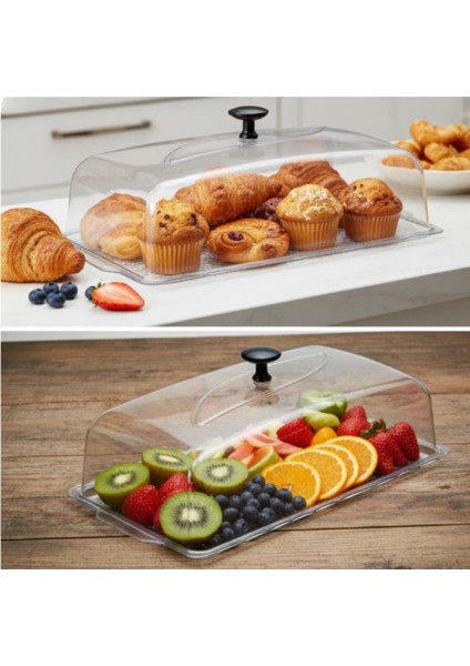 Dekoratif Tasarım Pasta, Kurabiye Saklama ve Sunum Seti No2 fırsatları