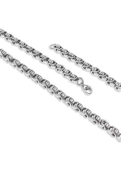 Erkek Çelik Kolye 5mm 9594P6D81