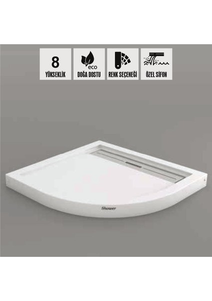 Drop Oval Dus Teknesi H=8 Cm, Monoblok fiyatları