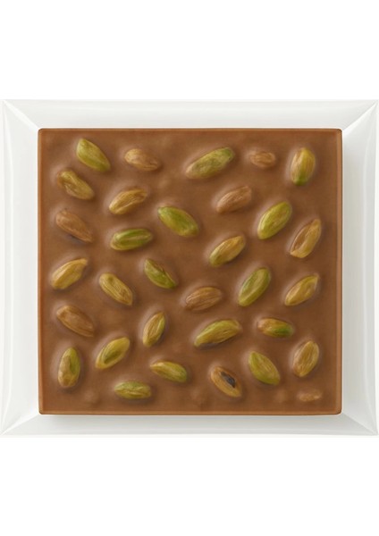 Sütlü Çikolatalı Antep Fıstıklı Tablet (50 G)