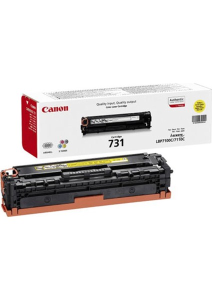 CRG-731Y Yellow Sarı 1.500 Sayfa Toner LBP7110 MF628-8230-8280
