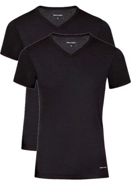 Erkek Ribana V Yaka Fanila 2'li Pamuklu Kutulu