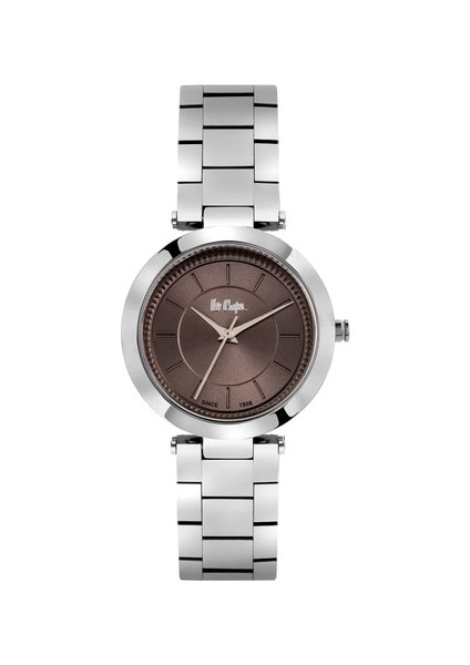 Kadın Kol Saati Gümüş Renk, Siyah Kadran - Şık Metal Kordon, 2 Yıl Garantili