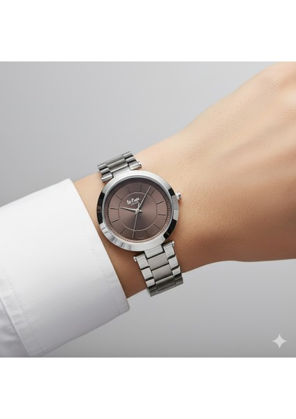 Kadın Kol Saati Gümüş Renk, Siyah Kadran - Şık Metal Kordon, 2 Yıl Garantili modelleri