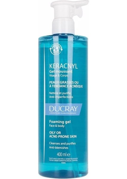 Ducray Keracnyl Gel 400 ml Yeni Formül