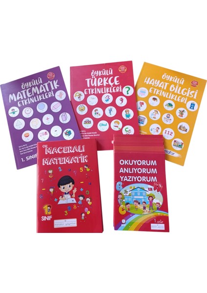 1. Sınıf Çalışma Seti Metafor Yayınları 21 Kitap Öykülü - Maceralı Etkinlikler