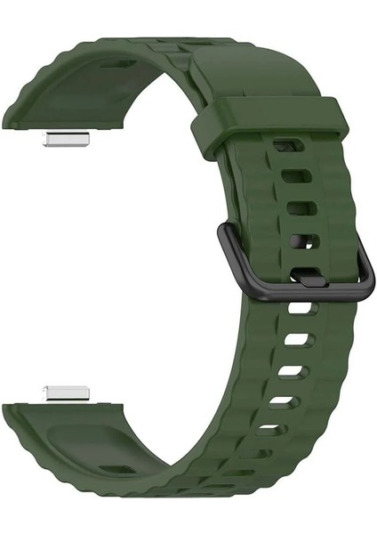 Huawei Fit4 Pro /fit4 / Fit3 Official Siyah Tokalı Silikon Kordon