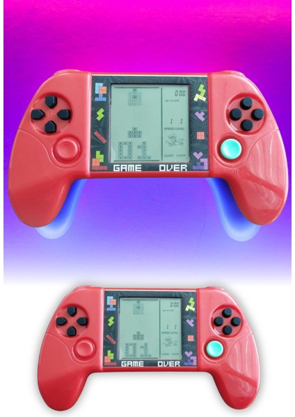 Taşınabilir Tetris Oyun Konsolu Renkli Retro Elektronik Oyun Aleti Çocuklar Için Eğlenceli Mini Konsol