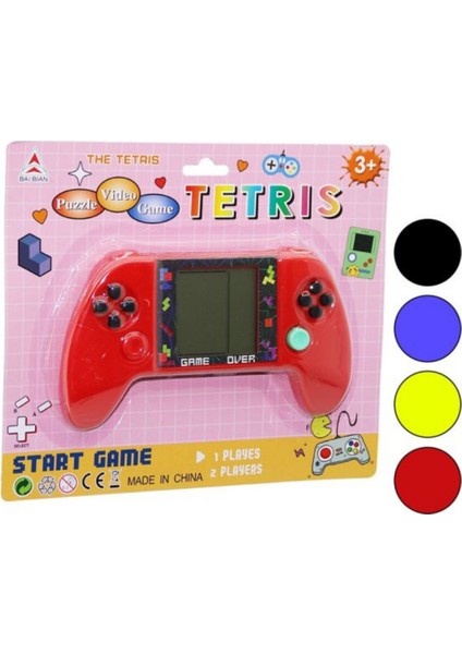Taşınabilir Tetris Oyun Konsolu Renkli Retro Elektronik Oyun Aleti Çocuklar Için Eğlenceli Mini Konsol