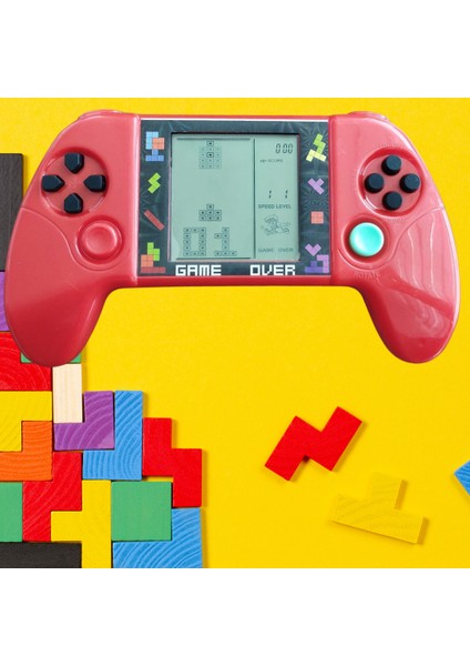 Taşınabilir Tetris Oyun Konsolu Renkli Retro Elektronik Oyun Aleti Çocuklar Için Eğlenceli Mini Konsol