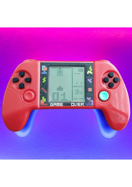 Taşınabilir Tetris Oyun Konsolu Renkli Retro Elektronik Oyun Aleti Çocuklar Için Eğlenceli Mini Konsol