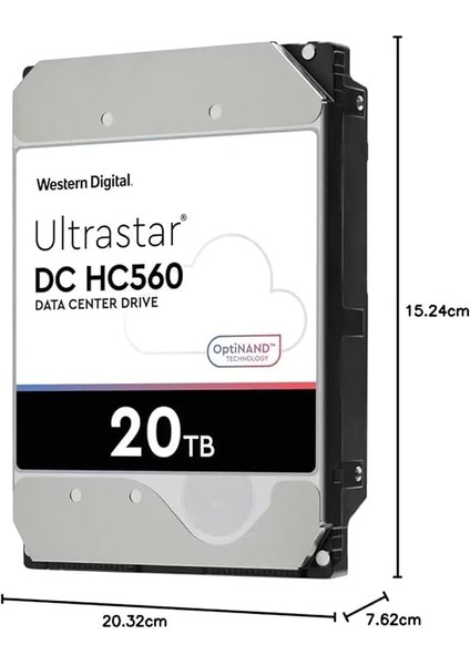 Ultrastar HC560 WUH722020BLE6L4 20TB 7200RPM 3.5" Se Sata HDD 0F38785 fırsatları
