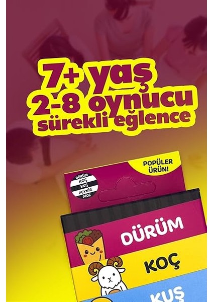 Çabuk Reflex Kutu Oyunu Dürüm Koç Kuş Peynir Pide Kart Oyunu Oyun Parti Eğlence Aile Arkadaş Oyunu fırsatları