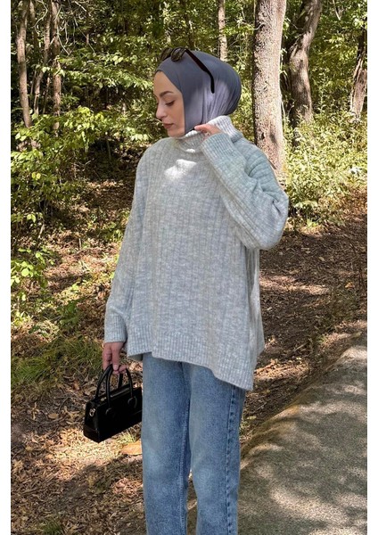 Balıkçı Yaka Kazak Gri fiyatları