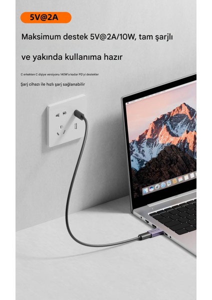 USB To Type-C Data Blocker - Veri Engelleyici Mor Otgbu fırsatları